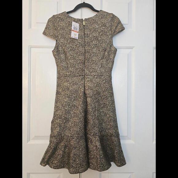 Michael Kors Women' Mini Dress In Color Shimmer Gold | Formal/cocktail  Dress - Picture 5 of 7